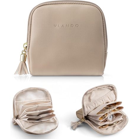 Boite a bijoux voyage Franges, Rangement Bijoux pour femme fille (1/5)