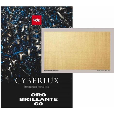 PITTURA DECORATIVA METALLESCENTE CYBERLUX C0 ORO BRILLANTE LT. 2,50 UCIC