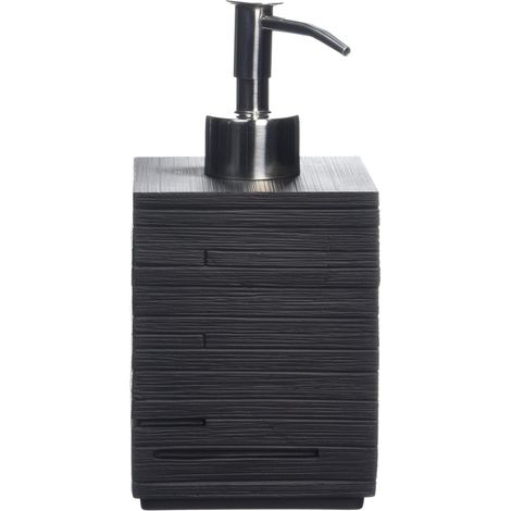 Distributeur de savon ardoise, noir, ZELLER