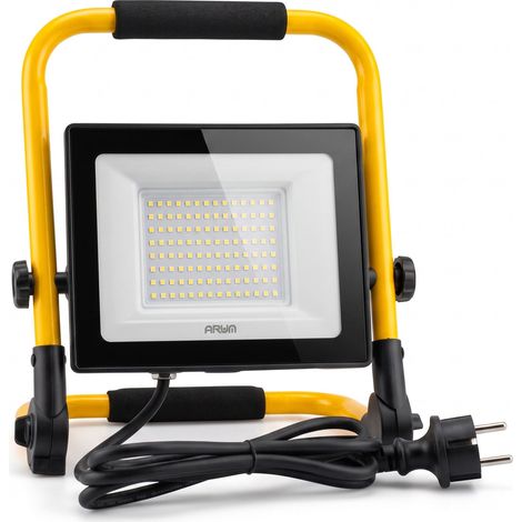 Luz de trabajo plegable LED ATRIA 50W 6000K con cable de 1,8 m (1/5)