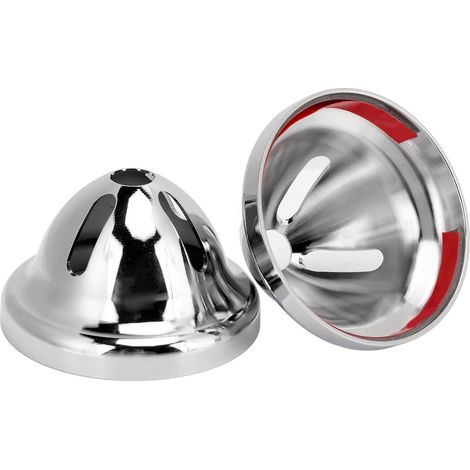 Clignotants Moto 2 Pièces Protège-Phare Antirouille Remplacement Bonneville T100 2002-2014 Finition Électro-argenté (1/5)