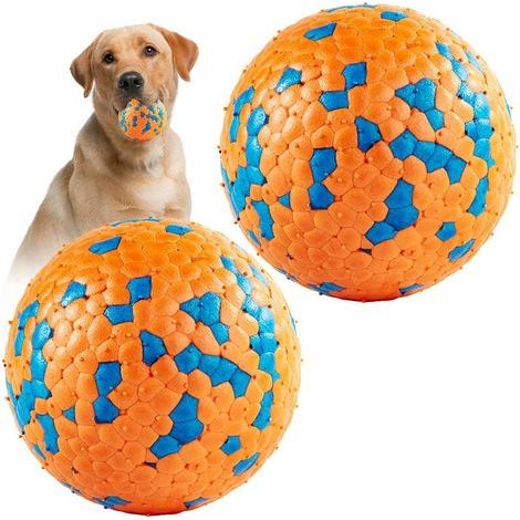 2-piece dog ball set, indestructible dog balls, dog balls, dog tennis balls, interactive dog toys, indestructible dog balls (1/5)