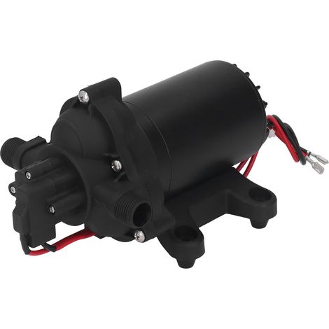 Pompe de surpression auto-amorçante à membrane 12 V CC, 8,4 L, débit maximal 60 psi (3,5 GPM). Convient aux petites machines de remplissage, camping-cars, yachts, fontaines à eau et systèmes de circul (1/5)