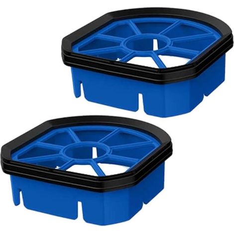Set of 2 replacement tank lids for SpinWave+ cordless models 3764/37643/3887, hard floor for Spin Mop+ vacuum cleaner, plastic