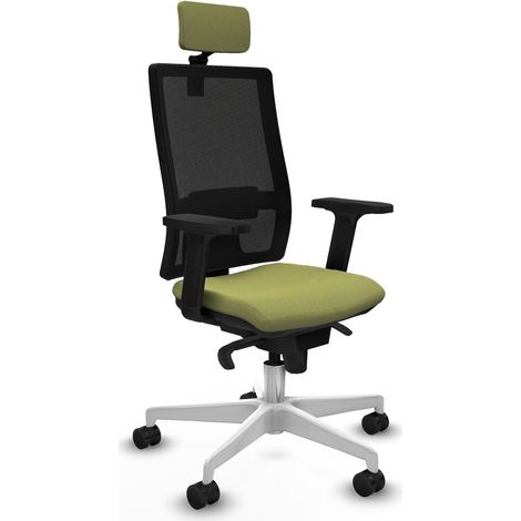 Sedia Ufficio con Poggiatesta Piqueras y Crespo 2D026N2 Verde (1/5)