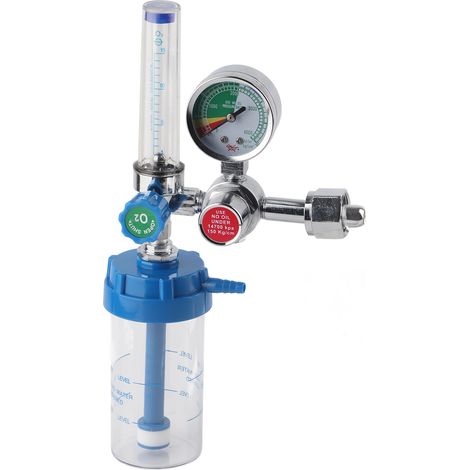 Sauerstoffdruckminderer mit Manometer für die häusliche Pflege und Notfälle, Innengewinde CGA540