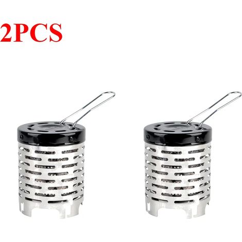 Réchauds à gaz portables de camping (1 à 5 pièces) avec couvercle chauffant, mini-réchaud, brûleur à gaz en acier inoxydable, réchaud de camping extérieur, réchauds de cuisine portables (1/4)