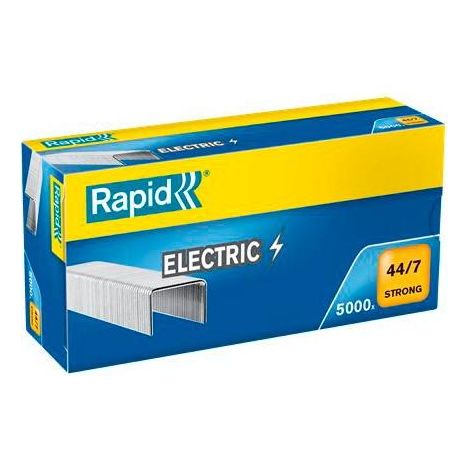 Rapid agrafes strong électrique 44/7 galvanisé -boîte de 5000-.