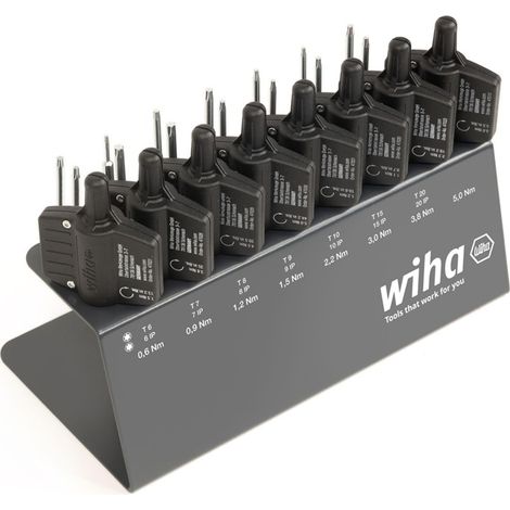 WIHA 47198 Drehmomentschraubendreher-Satz 2921 23-tlg. 0,6-5 Nm Torx/Torx Plus (1/2)