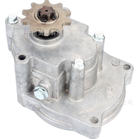 Mini bicycle/motorcycle, two-stroke 50/80cc engine, 10T sprocket, gearbox, and transmission, 415. (1/5)