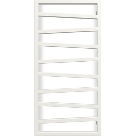 Scaldasalviette acqua calda bianco alto 600mm e largo 500mm - 245 Watt - ZIG600/500SXB