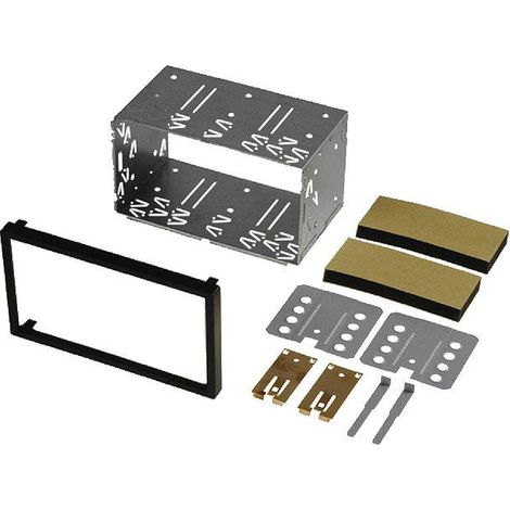 Kit 2DIN compatible avec Citroen Ford Mercedes Peugeot Renault Seat Skoda Suzuki VW Volvo 100x188.5mm