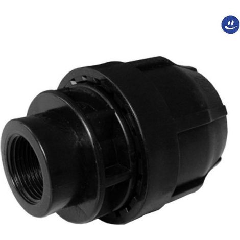 Raccordo diritto femmina femmina a compressione in polipropilene serie elopress ø90x3 pn10 NUPI