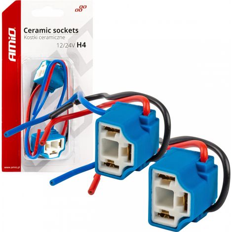Keramischer Winkelstecker H4 amio-03053 (1/3)