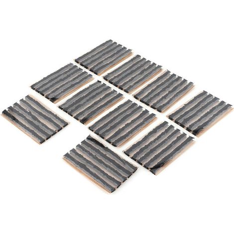 50 Stück 100x6mm Reifenreparaturstopfen, schlauchlose Reifendichtungsstreifen, Gummidichtungsstreifen, Pannenwerkzeug für Auto