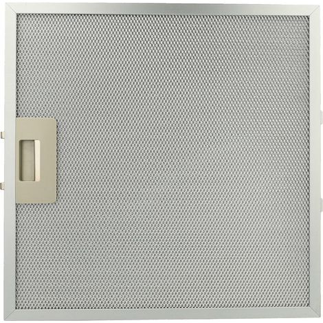 Metal grease filter, 32x32x0.85cm, silver, for Juno, Maytag, Privileg, and Whirlpool cooker hoods (1/5)
