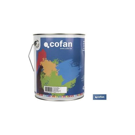 Peinture synthétique blanche brillante 4 L avec haute résistance