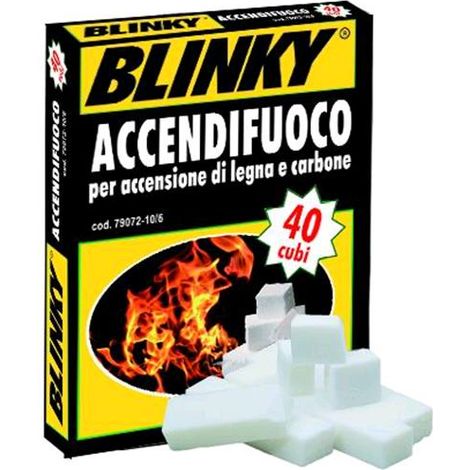 Accendifuoco Blinky 24 confezioni da 40 Cubetti cadauna