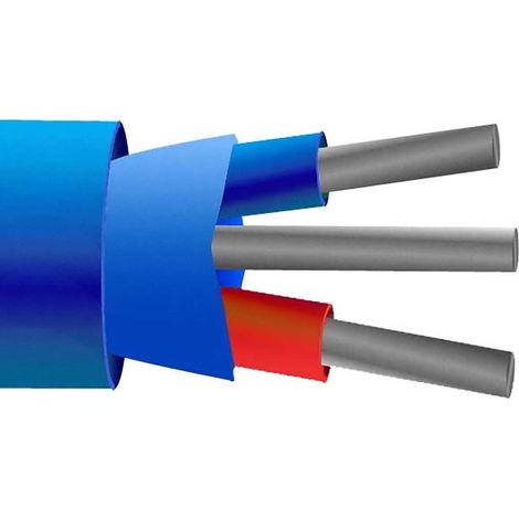 Câble pour thermocouple type T RS PRO, 100m, temp. max. +105°C, gaine Téflon PFA ( Prix pour 1 )