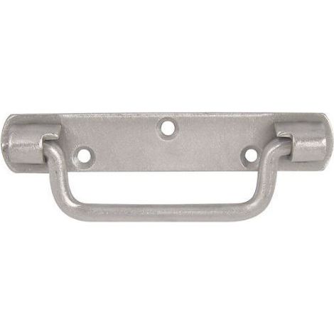 Poignée rabattable inox 316 brut 140x30