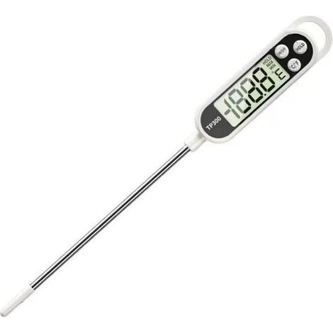 Cooking Thermometer, 141mm Long Cooking Probe, Digital Kitchen Food Thermometer for BBQ, Pastries, Meat, Sugar, and Liquids (1/5)