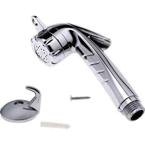 Soffione doccia - Pulsante da 1/2" - Soffione doccia da campeggio - Doccia da bagno - Doccia marina - Cromato