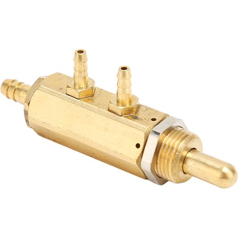 Pédale de commande précise pour unité dentaire 3 trous, interrupteur au pied standard 5 à 3 mm, valve en cuivre. (1/5)
