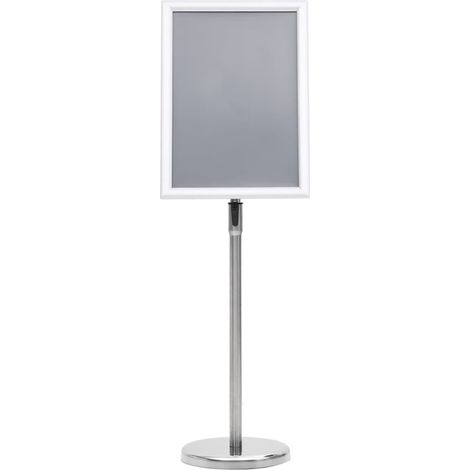 Support d'affiche A3 sur pied Argenté Alliage d'aluminium (1/5)