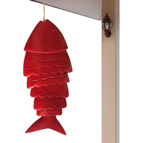Fischwindglocke Fisch Windspiel Metall Windspiele für den