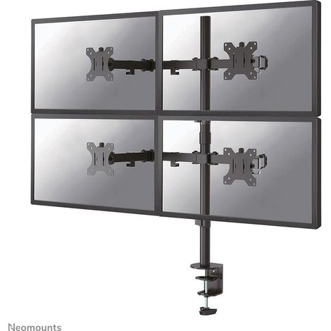 Neomounts FPMA-D550D4BLACK supporto da tavolo per Tv a schermo piatto 81,3 cm (32") Nero (1/4)