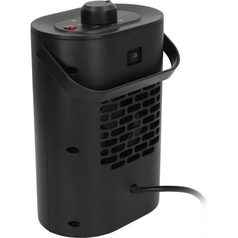 Radiateur Céramique Ventilateur 1500W Chauffage d'Appoint Salle de Bain Chambre Sécurité Antisurchauffe 3 Vitesses Silencieux 220-240V