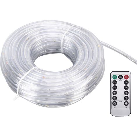 1 guirlande lumineuse LED, 200 lumières, 22 m, USB, télécommande, 8 modes, étanche IP65, pour extérieur et décoration de Noël (1/5)