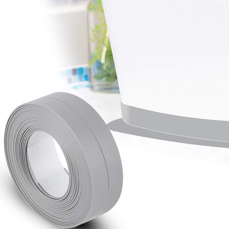 Joint Silicone Blanc Salle De Bain,Crédence Adhésive Joint Fenetre Joint Etancheite Douche D'Étanchéité Bande Etancheite Autocollante Joint Cuisine (1/5)