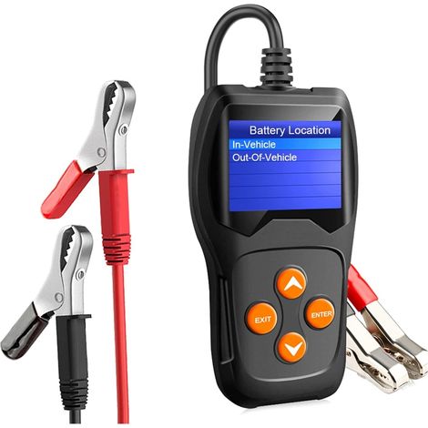 Testeur de Batterie Professionnel 12 V 100-2000 CCA 220 Ah Analyseur de Batterie pour Voiture/Bateau/Moto, etc (1/5)