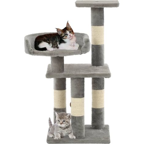Maison Exclusive - Rascador para gatos con postes de sisal 65 cm
