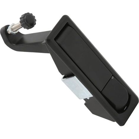 Loquet de compression non verrouillable en alliage de zinc pour boîtes à outils de camping-car, armoires de bateau, fermetures de bagages (noir)