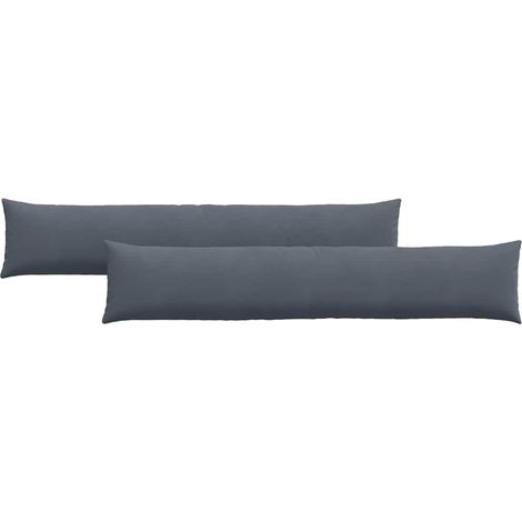 Maison Exclusive - Sofakissen 2 Stück Dunkelgrau 200 x 40 cm Cord