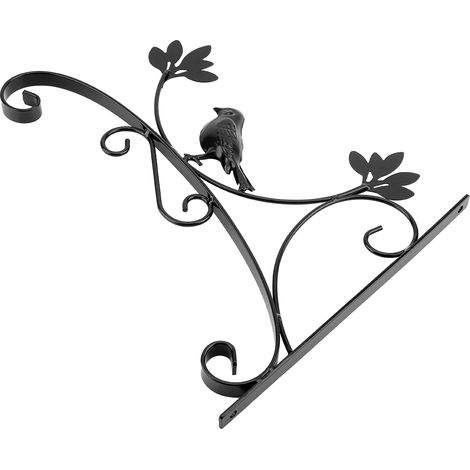 Support mural en fer pour plantes, crochet pour pots de fleurs, décoration de jardin et de maison (1/5)