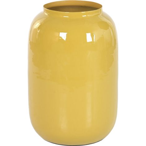 Jarron Hierro 34X34X50 Lacado Mostaza (1/4)