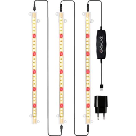 Vollspektrum-LED-Pflanzenlampe, 5 V, dimmbar, mit Timer, für den Innenbereich