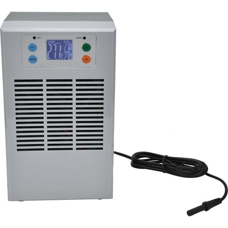 Refroidisseur d'eau aquarium numérique 35L 100W STC-200, thermorégulateur chauffage et refroidissement, machine de refroidissement 100-240V prise UE (1/5)