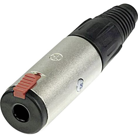 Neutrik NJ3FC6BAG Klinken-Steckverbinder 6.35 mm Buchse, gerade Polzahl: 3 Stereo Schwarz 1 St.