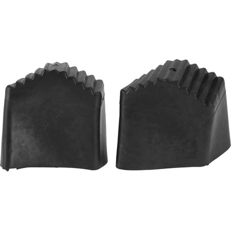 Couvre-Pieds Antidérapants Pour Échelle Domestique 2 Pièces En Caoutchouc Antidérapant Accessoires Stables 1.65X1.57X0.91In Pour Sécurité Et Usage Facile (1/5)
