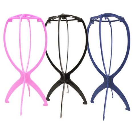Soporte para pelucas largas, 3 piezas - 35 cm (1/3)