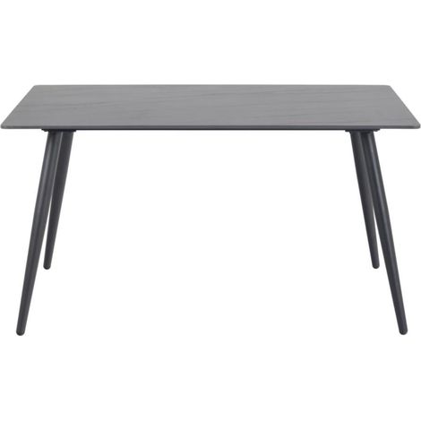 Table à manger rectangulaire en céramique L140 6 personnes - ASHFORD (1/5)