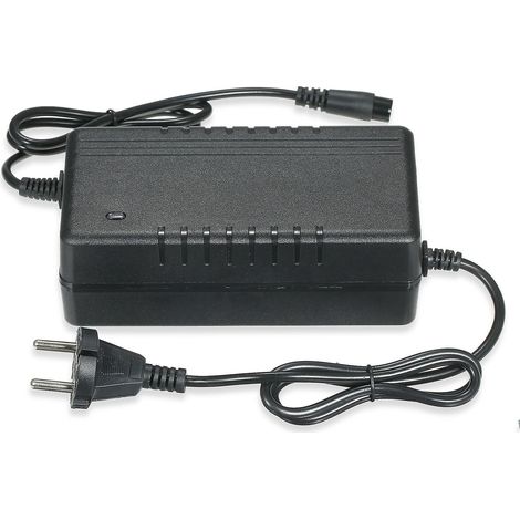 Chargeur pour trottinette électrique 54.6V 2A, batterie Li-ion, connecteur 3 broches en ligne, charge rapide