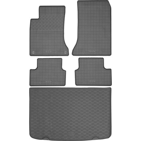 Set di tappetini in gomma per auto e tappetino per bagagliaio per Mercedes Classe A W176 Hatchback dal settembre 2012 all'aprile 2018.