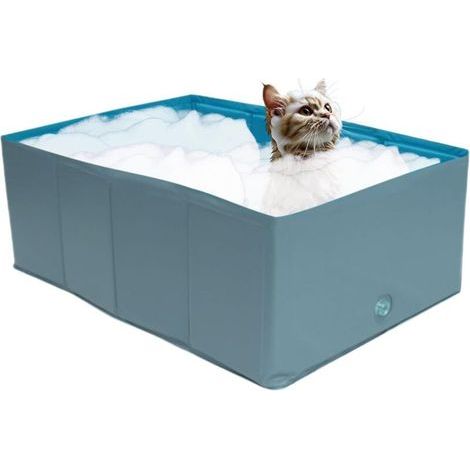 Piscine Repliable pour Chien.Baignoire D'Extérieur pour