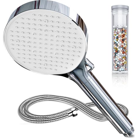 Pommeau De Douche Anti-Calcaire Avec Tuyau 1,5 M (1/5)