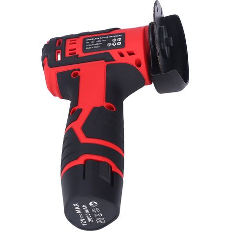 Mini meuleuse d'angle 12000 tr/min, polisseuse électrique 12V, outil de meulage avec adaptateur UE 100-240V, compacte et puissante. (1/5)